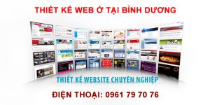 Thiết Kế Web Ở Tại Bình Dương