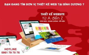 Bạn Đang Tìm Đơn Vị Thiết Kế Web Tại Bình Dương