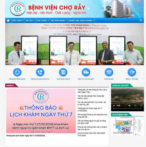 Thiết Kế Web Bệnh Viện Bình Dương