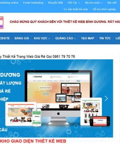Thiết kế web Bình Dương