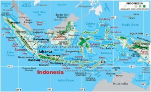 Physical Map Of Indonesia
