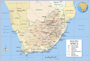 Political Map Of South Africa